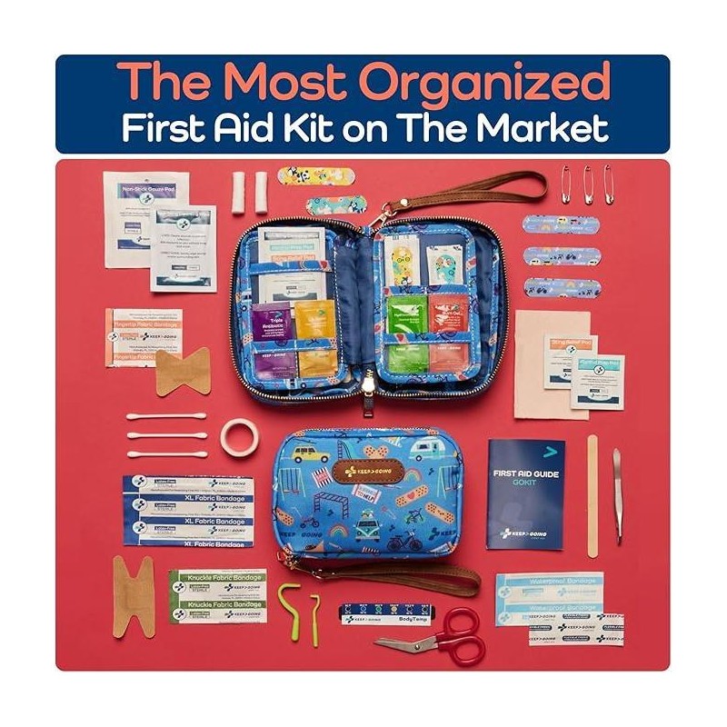 KEEP>GOING GoKit (130pcs) - First Aid Kit:_Flamingo