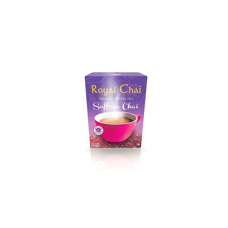 Royal Tea Saffron Chai Sweetened 220g (Pack of 2) –