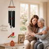 Memorial Wind Chimes for Loss of Loved One, 36" Cardinal