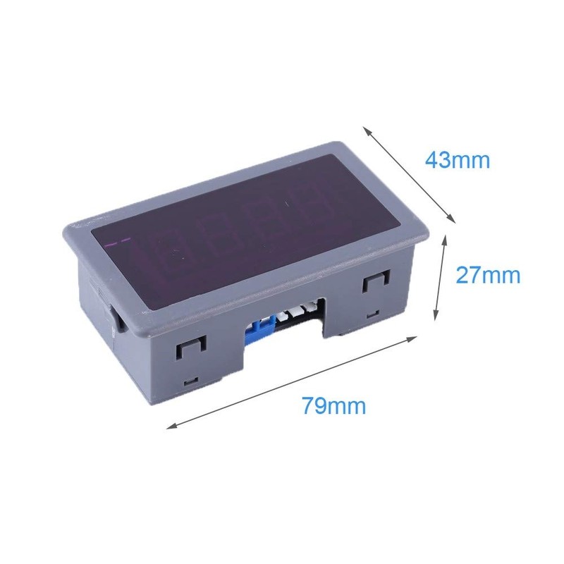 DONGKER Digital LED Tachometer,AC 110V 220V 4Bit Digital Speed Meter