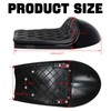 DKMOTORK 0399 Hump Motorcycle Retro Cafe Racer Seat with Diamond