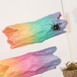 Jumping Spider Hide, Spider Hiding cave, Tree Jumping Spider Climbing Toy with cave, Magnetic Hiding Habitat, 3D Printed, Small Reptile Enclosure Decoration Accessories (Color)