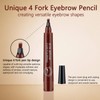 2025 Upgraded Magic Eyebrow Pencil Waterproof Long-Lasting, Ultra-Fine Tip Eyebrow