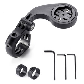 Bicycle Mount Compatible with Garmin Edge GPS Bicycle Computer, XOSS, iGPSPORT, Magene, Bicycle Handlebar Mount 25.4 mm 31.8 mm Bicycle Headlight Cameras Holder, Road Bike Mountain Bike Sports