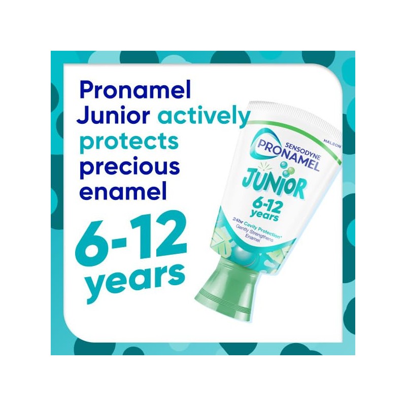 Sensodyne Pronamel Junior 6-12 Years Toothpaste for Juniors, 2X Stronger