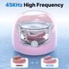 CXRUY Ultrasonic Retainer Cleaner - UV Dental Cleaning Pod Night