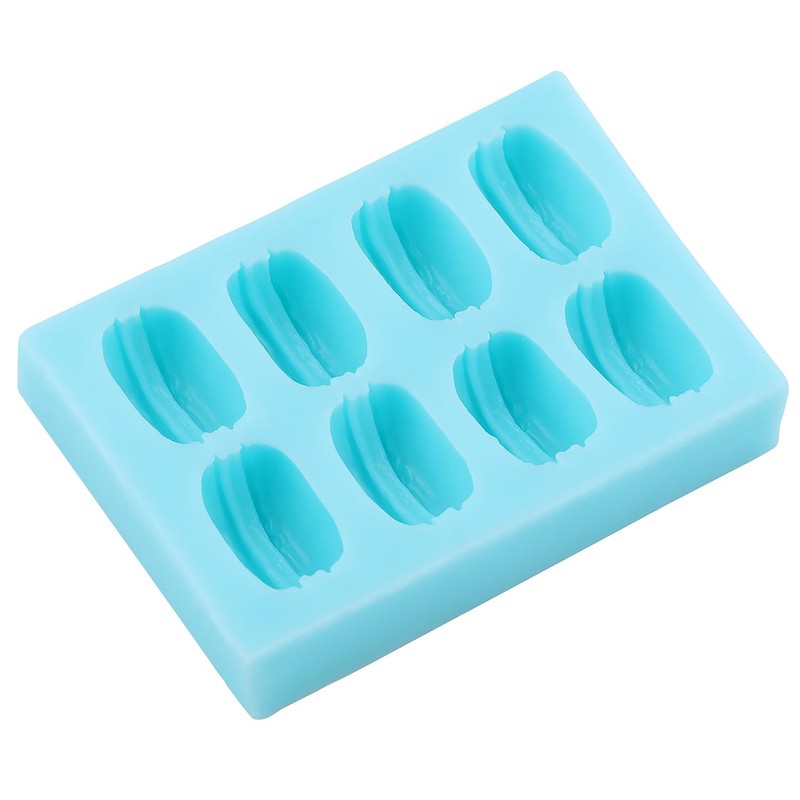 3D Macaron Fondant Mold Macaron Hamburger Silicone Mold