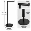 Free Standing Toilet Paper Holder, Stainless Steel Rustproof Tissue Roll