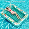 Inflatable Tanning Pool Lounger Float, Stonful 75" x 51" Pool