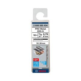 Bosch BROCA HSS-G | 1/32'' | 10 pz