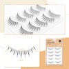 LASHIDOL false eyelashes, natural eyelashes, false eyelashes, corners of eyes,