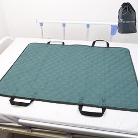WEEOATAR Transfer Sheet, Simple Stretcher, Support for Patients/Elderly People, Nursing Lift, Reduces Bed Strain, Foldable, Nursing Care Supplies, Auxiliary Equipment, Waterproof, Reduces Bed Burden
