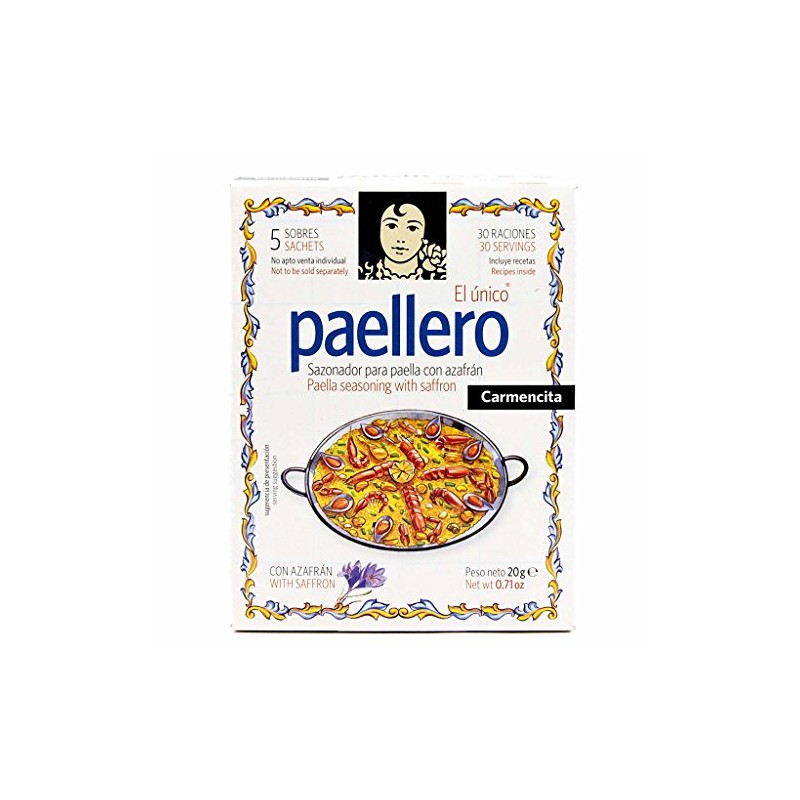 Paellero Paella Seasoning with Real Saffron