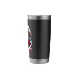 Santa Claus 90s Bootleg Concert Style Christmas Celebration Stainless Steel Insulated Tumbler
