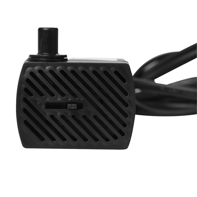 Ultra Quiet Submersible Water Pump with LED Light Fish Pond