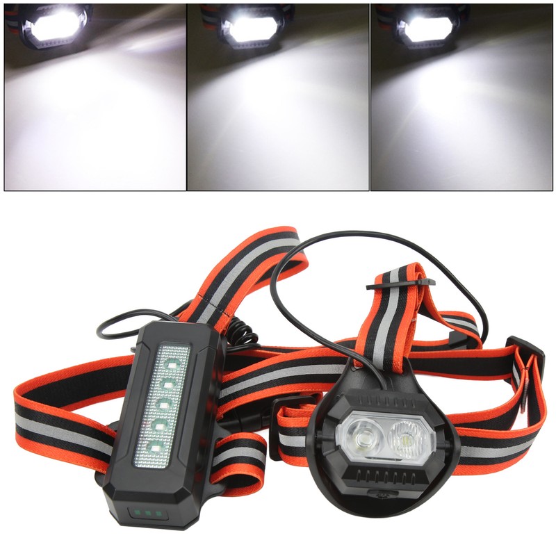 Chest Running Light USB Rechargeable Reflective LED Night Running Lamps
