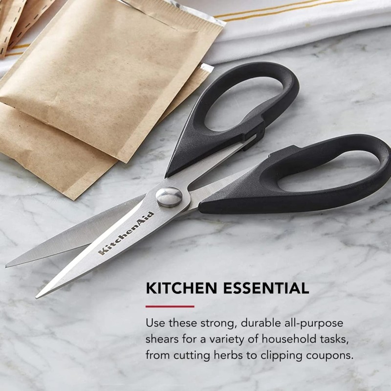 KitchenAid All Purpose Kitchen Shears with Protective Sheath Durable Stainless