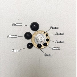 15g Flat Back Non-Stick Half Pearl Crystal Diamantes Nail Art & Craft Scrapbooking Embellishments 48 Available Colours