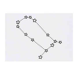'Gemini Stars' Temporary Tattoo - Water Resistant, Skin-Safe, Non-Toxic Transfer (TO00026414)