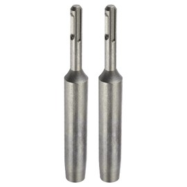 HARFINGTON 2pcs Plus SDS Ground Rod Driver 23/64" for 9/16" Ground Rods Driver Adapter Bits for Rotary Hammer Drill Tool 6.5" Long