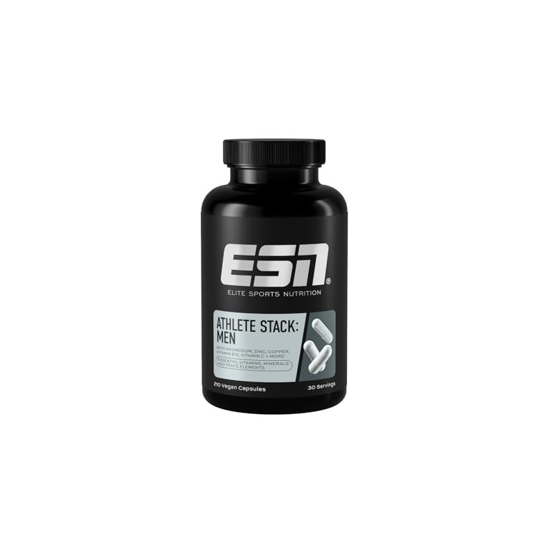 ESN Athlete Stack Men 2.0, 210 Capsules, All Essential Vitamins