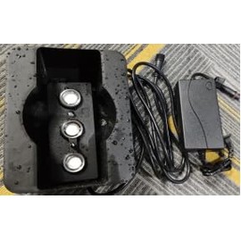 FITNATE Three-Head Mist Maker, with LED Light Fog Machine