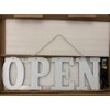 Open Sign - Ultra-Bright LEDs, White Light, Chain-Mounted, 30 x