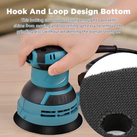 Replacement Sander Backing Pad, 2 Pcs 5 Inch Orbital Sander Pads 8 Holes Orbital Sander Discs Compatible For Dewalt DWE6421/6421K/6423/6423K/64233 DCW210B N329079 Circular Sanding Discs