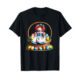 Raggedy Ann in an Easter Egg Basket T-Shirt