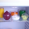 XIZHI 2 Pack Onion Storage Containers - Reusable Refrigerator Saver