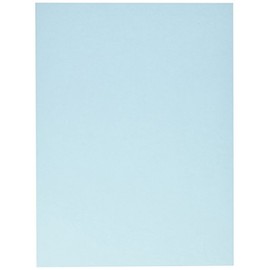 School Smart Folding Bristol Tagboard - 9 x 12 - Pack of 100 - Blue
