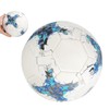 Inflatable Soccer Ball Size 5 Blue PU for Youth Adult