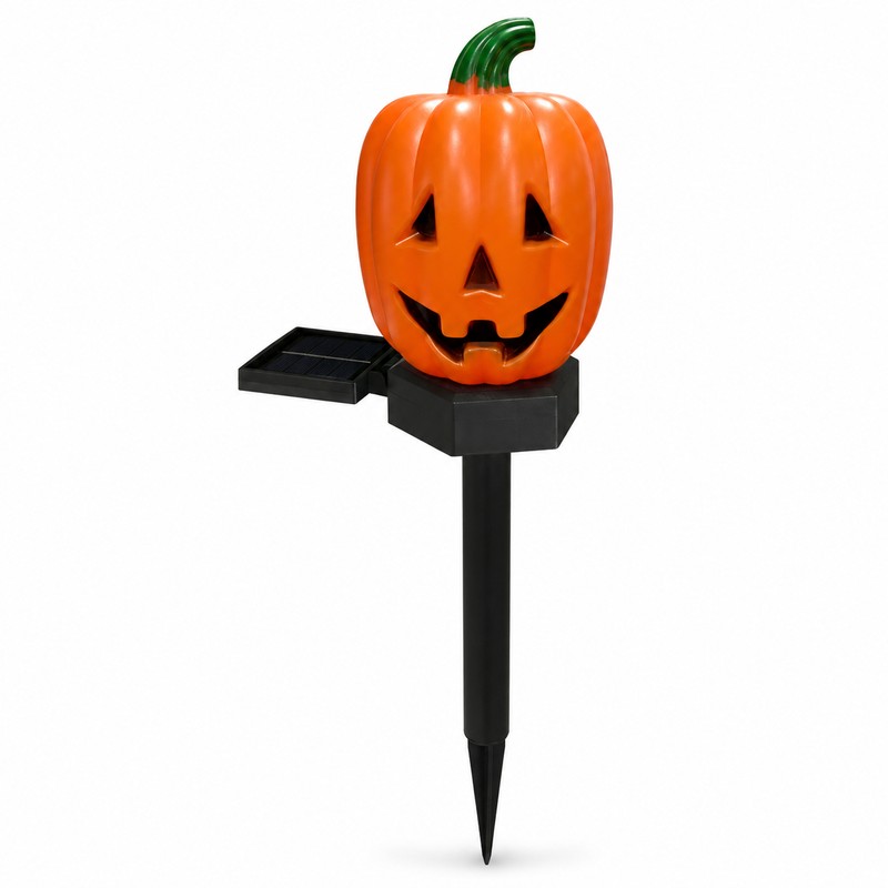 Solar Halloween Stake Light for Yard Decoration – Spooky Pumpkin,