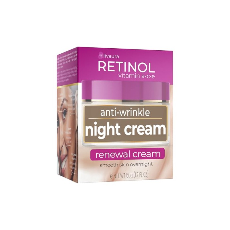 Skincare LdeL Cosmetics Retinol Night Cream, 1.7-Ounce Jar