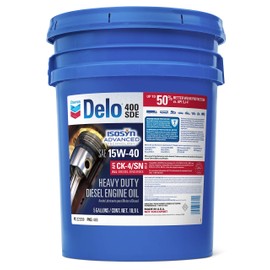 Chevron Delo 222290465 400 SDE SAE 15W-40 Motor Oil - 5 Gallon Pail