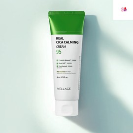 Wellage Real Cica Calming 95 Cream 80mlx1 capacity per unit / 웰라쥬 리얼 시카 카밍 95크림 80mlx1개 개당 용량