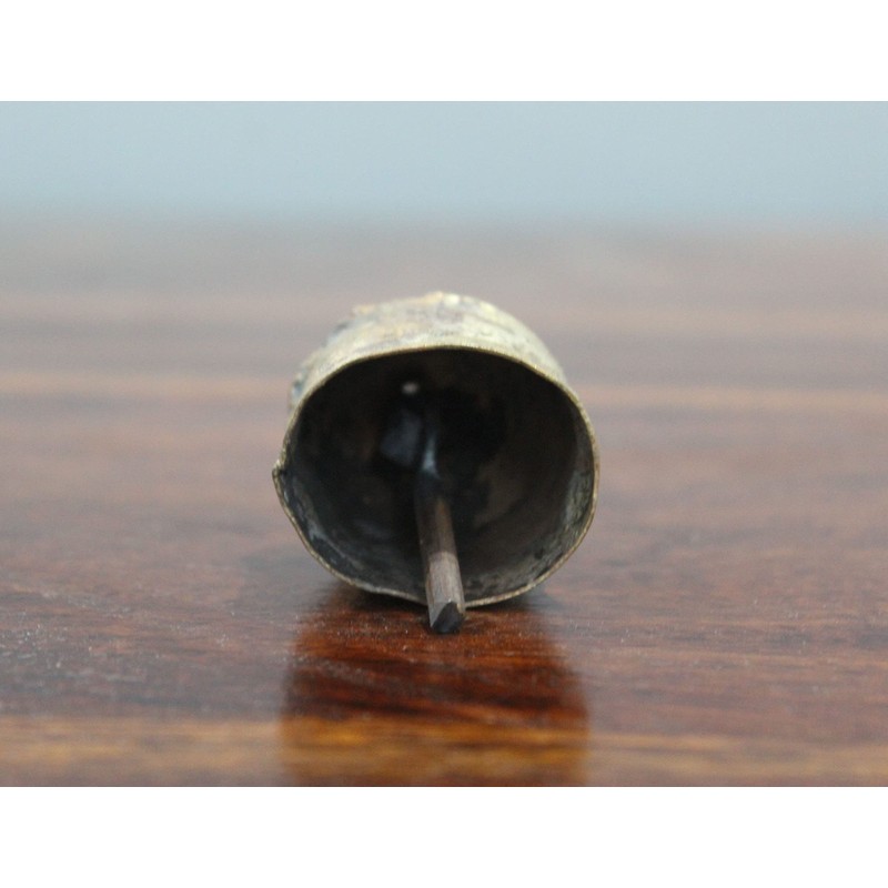 Indian Vintage Tin Bells Rustic Chime Jingle Bells Rounded Top