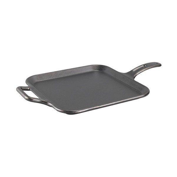 Lodge BOLD 12 Inch Seasoned Cast Iron Square Griddle, Design-Forward Cookware