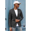 PaulJones Men's Sporty 2 Button Regular Fit Suit Jacket with