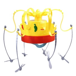 Musical Party Game Toy Rotating Crown Hat Electronic Rotating Crown Snacks for Kids