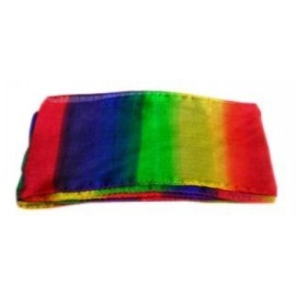 Deluxe 48" x 2" MAGIC RAINBOW SILK STREAMER Thumb Tip Trick Magician 4' Ft Long