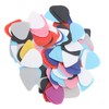 200PCS Guitar Picks Flexibility ABS Abrazine Triangular Molding Guitar Bass