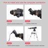 Telescope Electronic Eyepiece Aluminum Alloy 2MP HD USB Interface Color