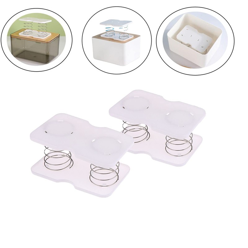 NentMent 2 Pack Tissue Box Spring Support Pusher Lifter Replacement