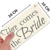 Here Comes The Bride - Wooden Wedding Sign