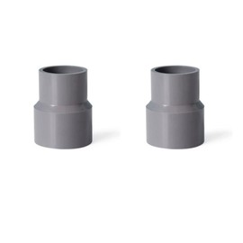 TOP-VIGOR 2pcs PVC DWV Reducer Coupling Schedule 40 Grey 32mm x 40mm Female Reducer Water Supply Reducer