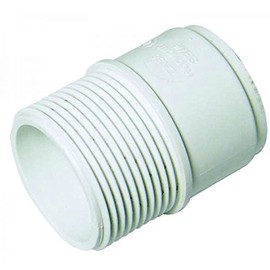 FLOPLAST Solvent White 40mm (43mm) Male Adapter