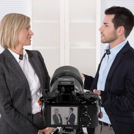 COMICA BoomX-D PRO D2 One-Trigger-Two 2.4G Dual-Channel Wireless Microphone System Built-in 8G Memory Card Digital & Analog Output Modes 100M Effective Range  for DSLR Mirrorless Cameras Smartphones Computers