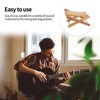 Guitar Footstool Bamboo Portable Foldable Stool Pedal Musical Instrument Playing