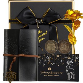 Howdy Bally 6 Pcs Women's Valentine's Day Gift, Father's Day,Graduation Gift for Teachers or Classmates, Retirement Gift for Colleagues, Thank You Gift for Friends Classic Black